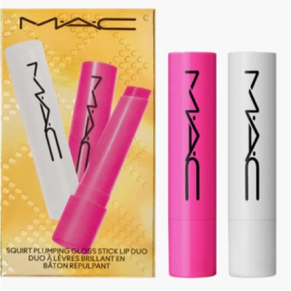 💋NIB💋 MAC Squirt Plumping Gloss Stick Lip Duo Holiday Gift Set
